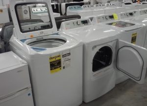 Haier side-by-side washer and dryer