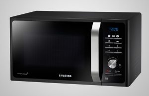 Black Samsung microwave oven